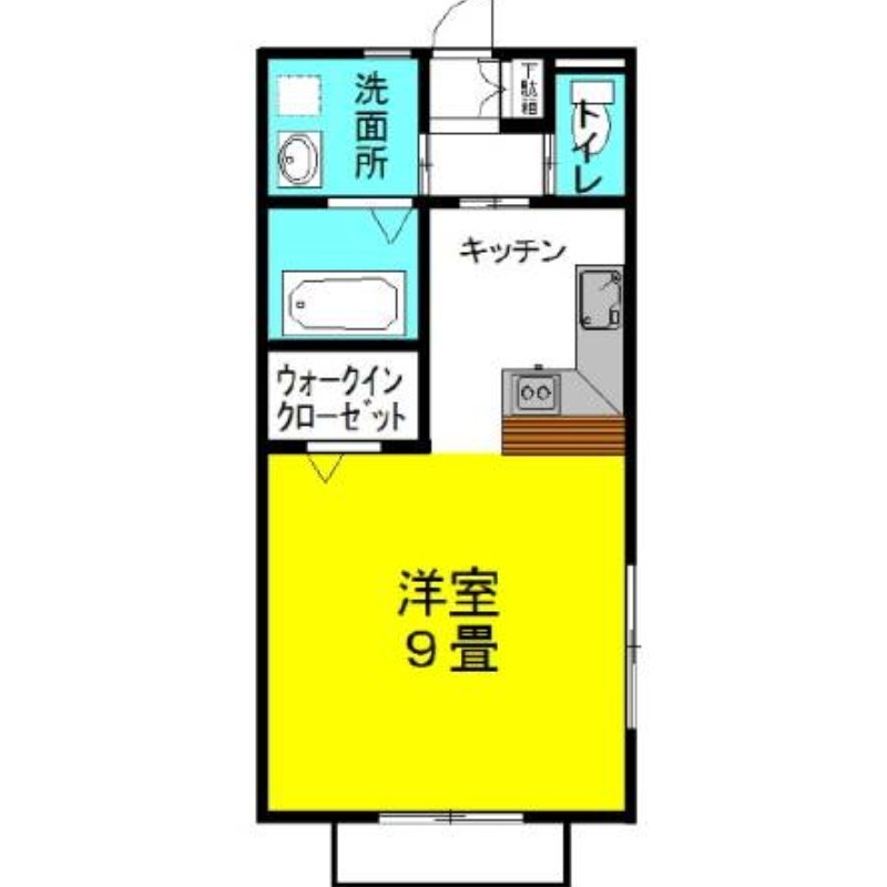 ラフォンテ・レパードⅣ 1階の物件の間取図