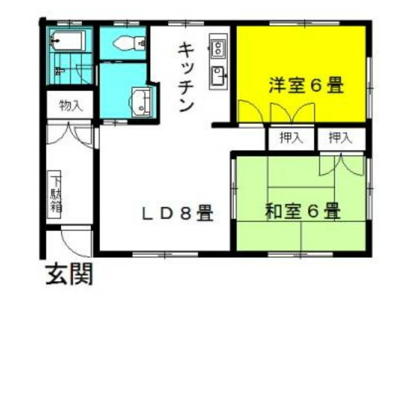 レジデンス・昴 1階の物件の間取図