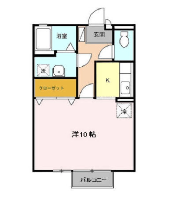 レグルス・レジデンス　Ⅰ・Ⅱ 1階の物件の間取図