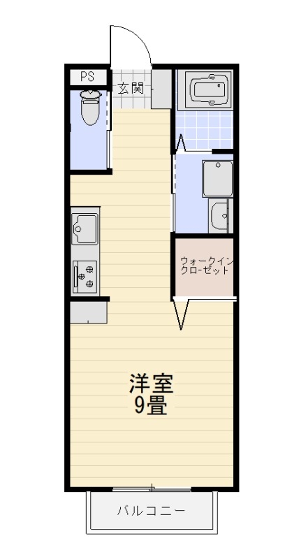 ラ・フォンテ Mocha 1階の物件の間取図