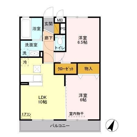 レジデンス・FUJI 1階の物件の間取図