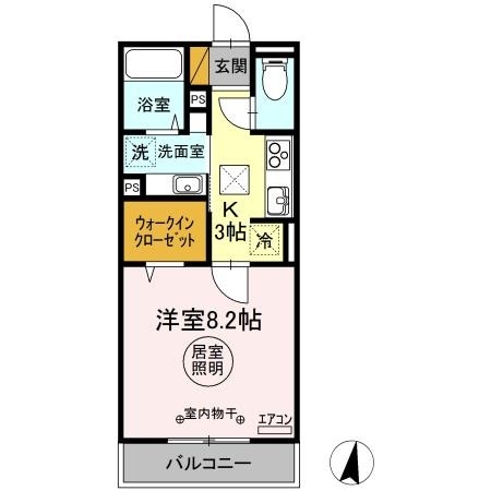 フォレストメゾン鉢形台 二番館 1階の物件の間取図
